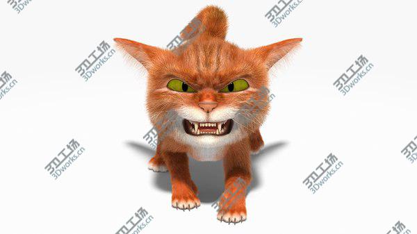 images/goods_img/20210312/Red cat (Rigged) 3D model/4.jpg